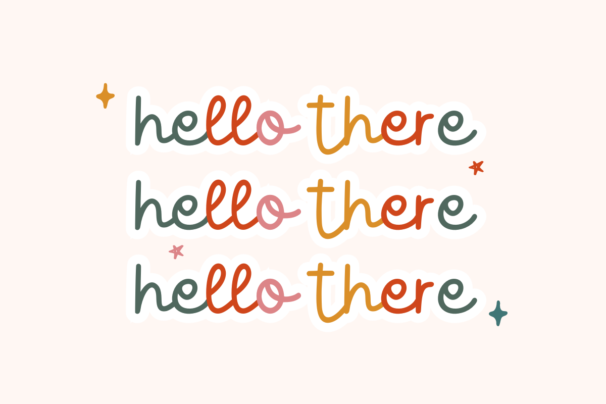 Rainbow Weekday - Cute Font Duo, a Handwritten Font by SaktiAvellin (Photo 2 of 8)
