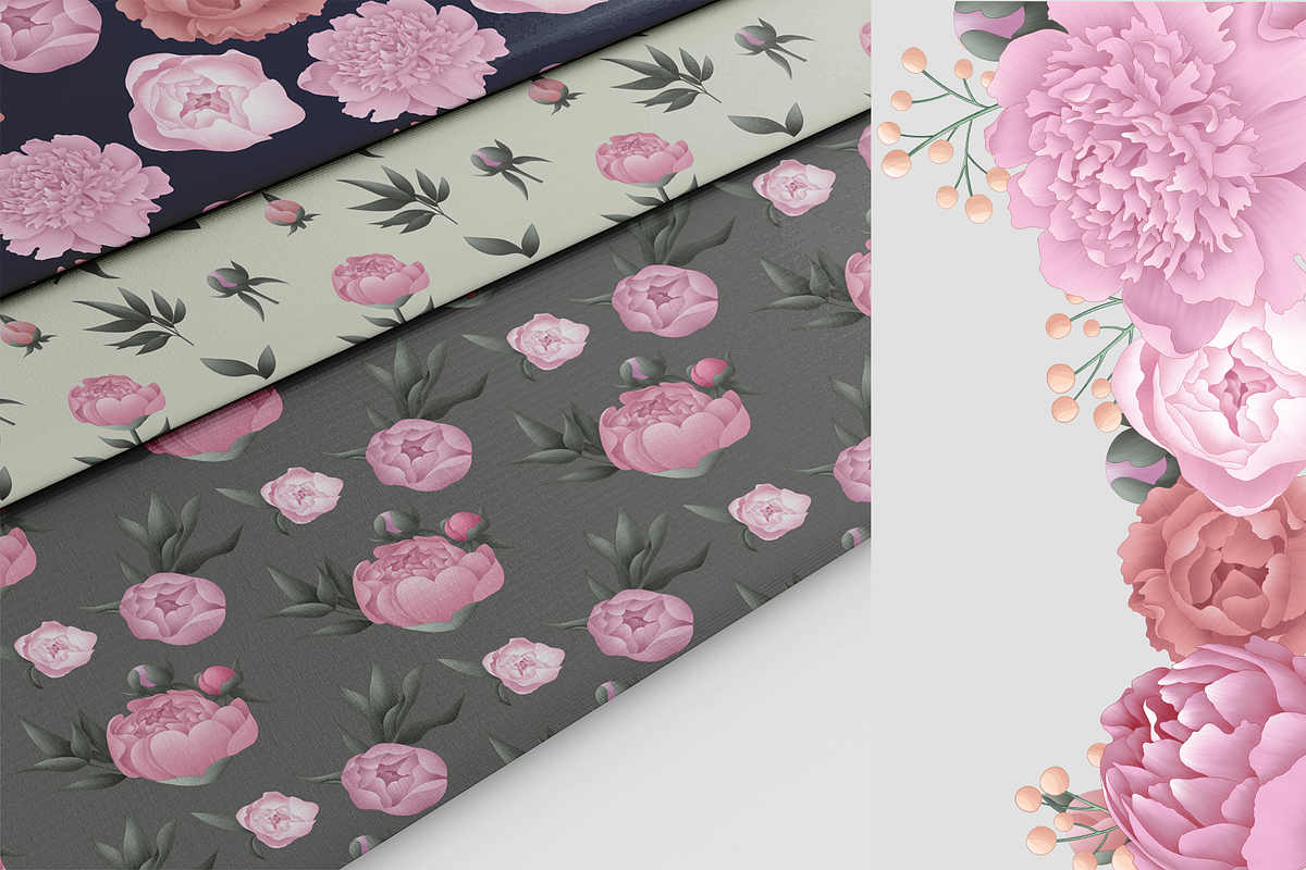 Peony Collection, a Wallpaper Graphic by sizileon (Photo 10 of 14)