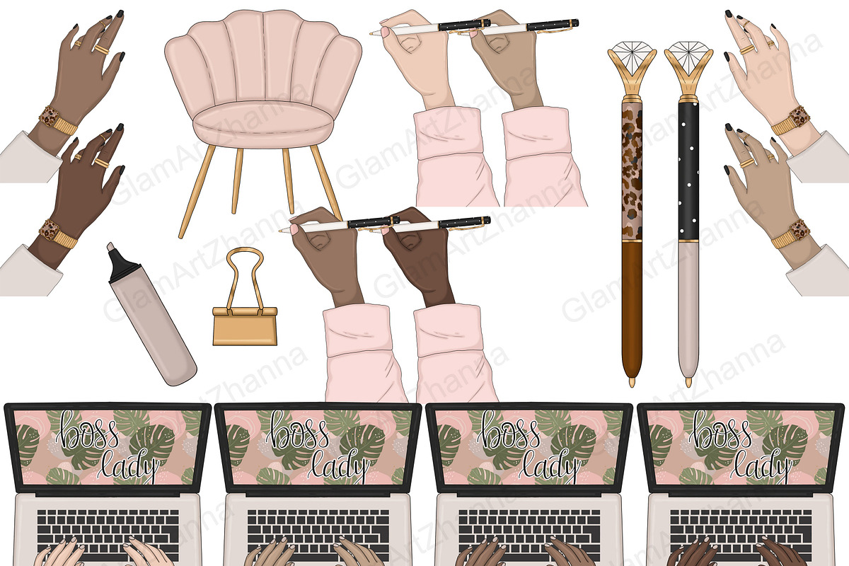 Boss Lady Illustration, a Work Illustration by GlamArtZhanna (Photo 5 of 5)