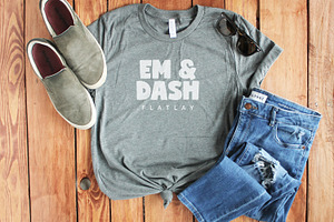 Bella Canvas 3001 Deep Heather Tee