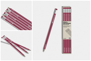 Pencil Mockup, a Pens & Pencil Mockup by Unerispace