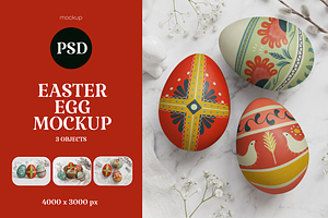 Easter Egg Mockup, a Mockup by PopotLane