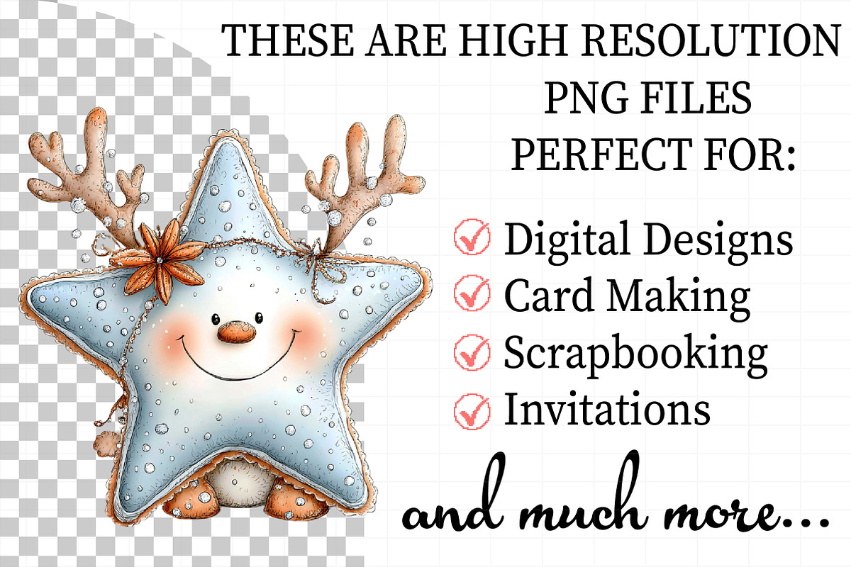 Whimsical Christmas Clipart, an Illustration by Daily.Designs (Photo 2 of 4)