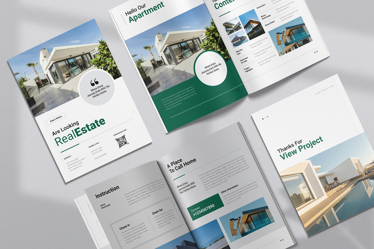 Luxury Real Estate Brochure Template, a Brochure Template by NorthPeak (Photo 2 of 8)