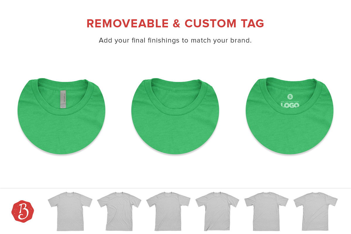 Next Level Poly/Cotton Shirt Mockups, a Shirt Mockup by Brent Galloway (Photo 4 of 5)