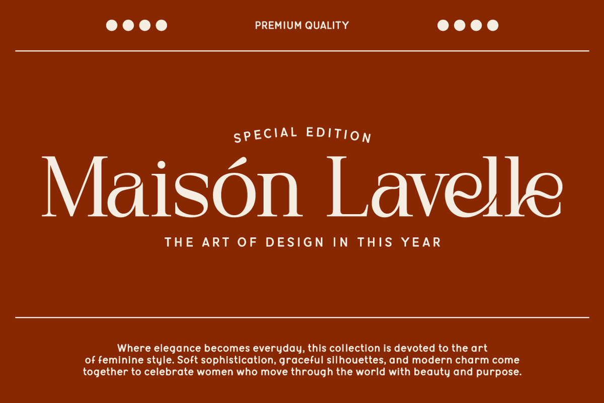 Orlencia – Elegant Modern Serif Font, a Serif Font by kangfont Studio (Photo 9 of 9)