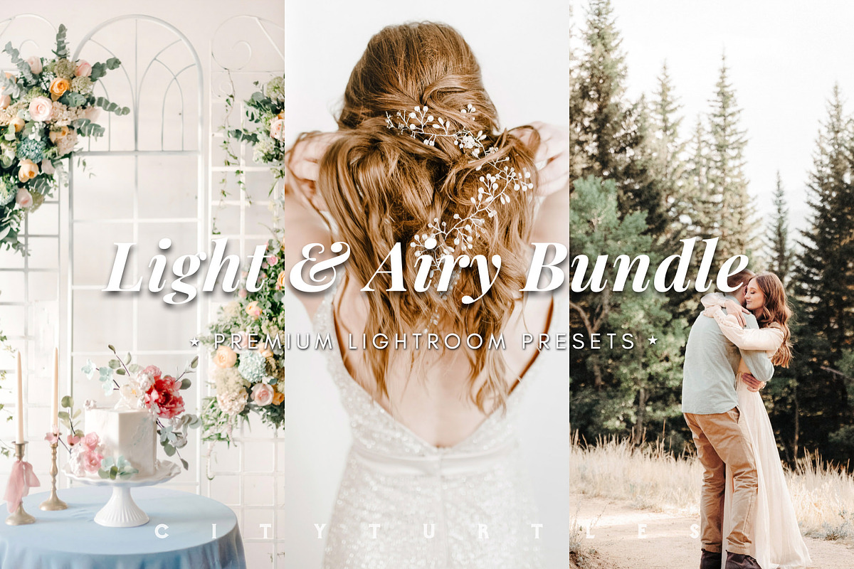 LIGHT AIRY BUNDLE Lightroom Presets, an Action Add-On by CityTurtles (Photo 1 of 14)