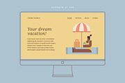 Geometric Life - Beach Activities, a Person Illustration by Léo Alexandre (Thumbnail 13 of 16)