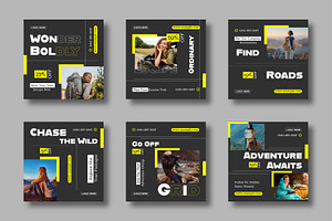 Explore and Adventure Social Media, a Social Media Template by MightyDesign