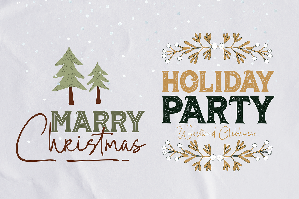 Christmas Handletter, a Handwritten Font by Ainun Jinan (Photo 6 of 9)