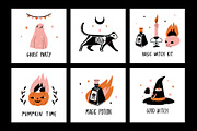 AUTUMN MAGIC vector pattern, element, a Decorative Illustration by Lena Nikolaeva (Thumbnail 9 of 11)