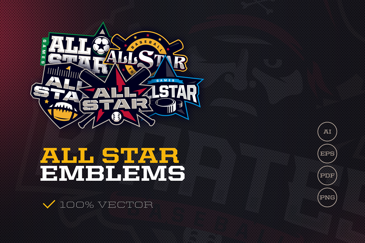 All Star Emblem, an Illustration by TickStyle (Photo 1 of 3)