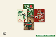 XMAS STUDIO Canva Template, a Social Media Template by BYOTstudios (Thumbnail 6 of 12)