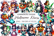 Halloween Nurse PNG Sublimation, an Illustration by designcity5 (Thumbnail 1 of 5)