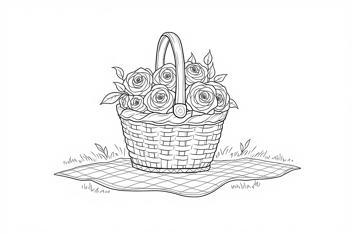 Flower Basket Bundle, an Illustration by musafir_fashion (Photo 6 of 9)