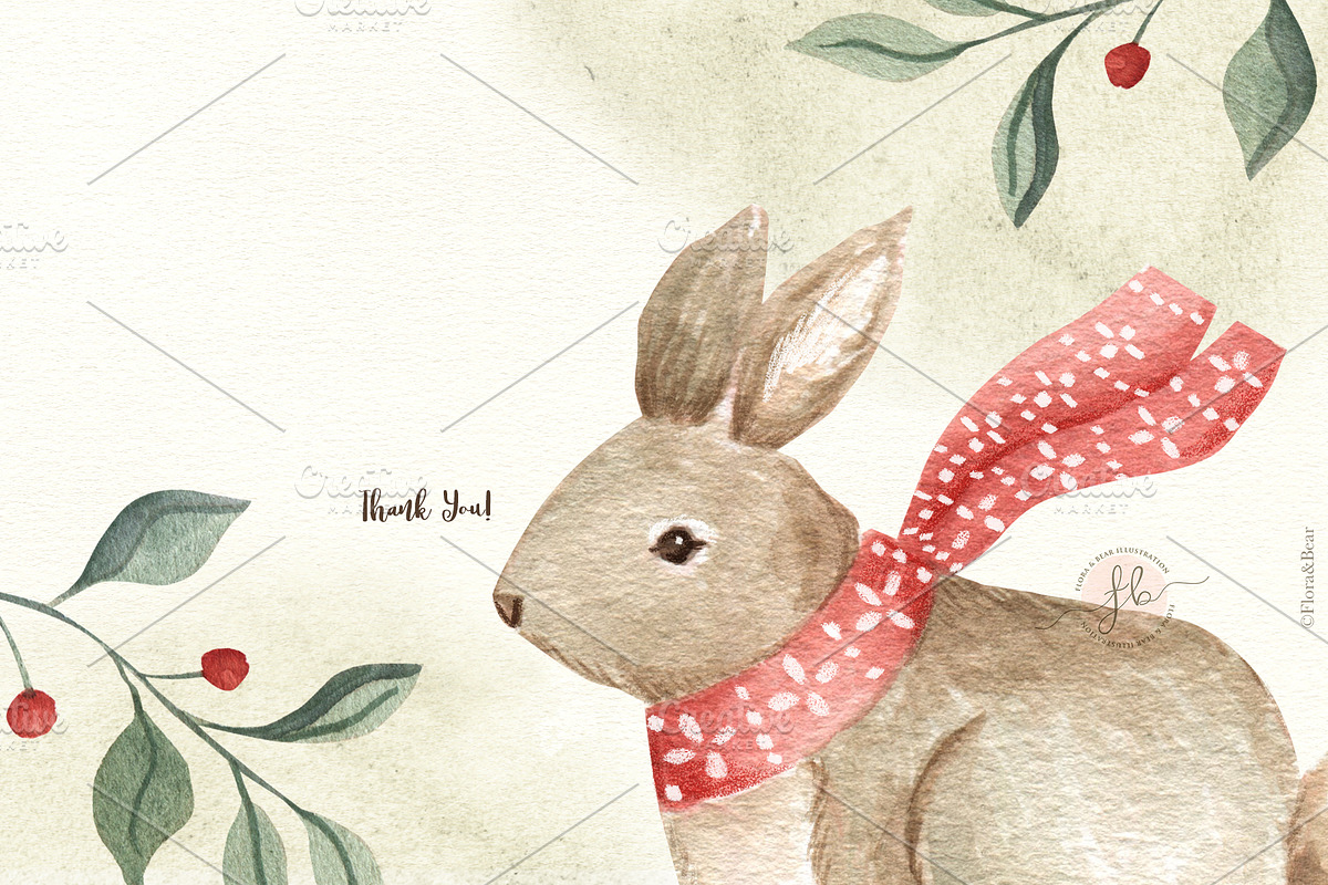 Winter Woodland, an Animal Illustration by Flora+Bear (Photo 6 of 6)
