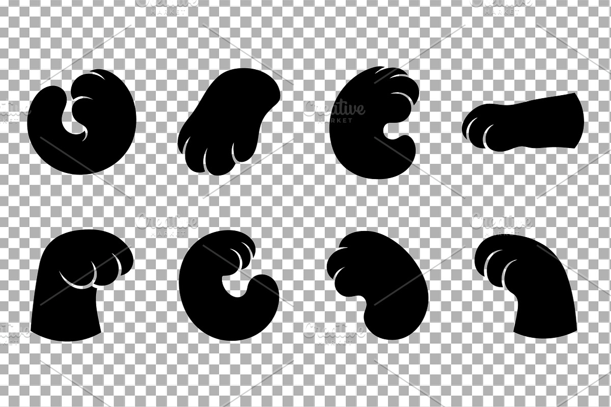 Cartoon Hand Silhouette Pack, an Object Graphic by Artonix (Photo 3 of 3)