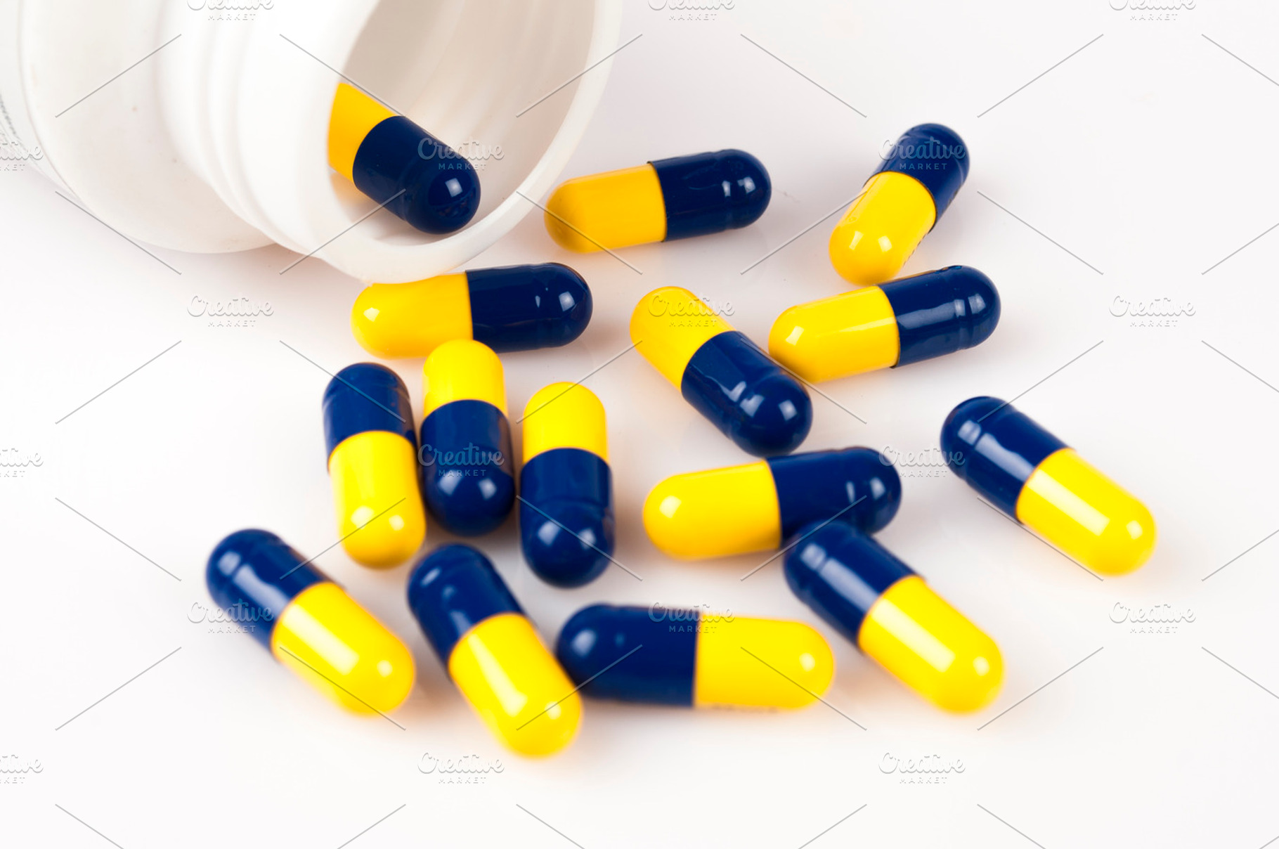 Healthy capsules on white, a Health & Medical Photo by Sainath Chillapuram