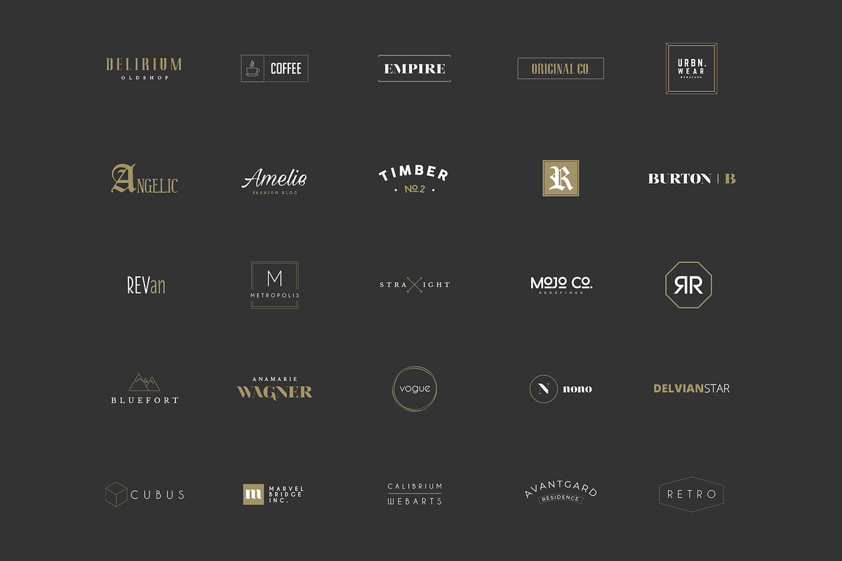 380 Stylish & Minimal Logos, a Branding & Logo Template by Graphicdome (Photo 12 of 18)