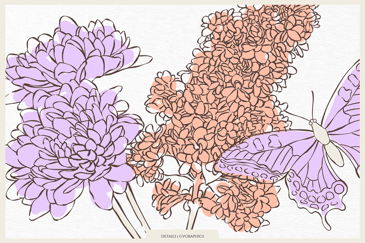 Lush Vol. 3 Collection, a Seasonal Illustration by GVGraphics (Photo 9 of 21)