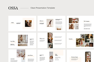 OSSA - Clean Powerpoint Template, a Marketing Template by PixaSquare