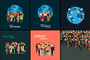 People. Flat vector set, a Healthcare Illustration by maximmmmum (Thumbnail 2 of 7)