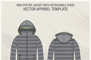 Men Hooded Puffer Jacket