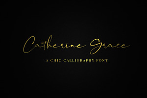 Catherine Grace - Script Font