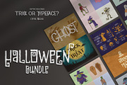 Halloween Bundle - 80% OFF, a Font by FactoryType Studio (Thumbnail 1 of 8)