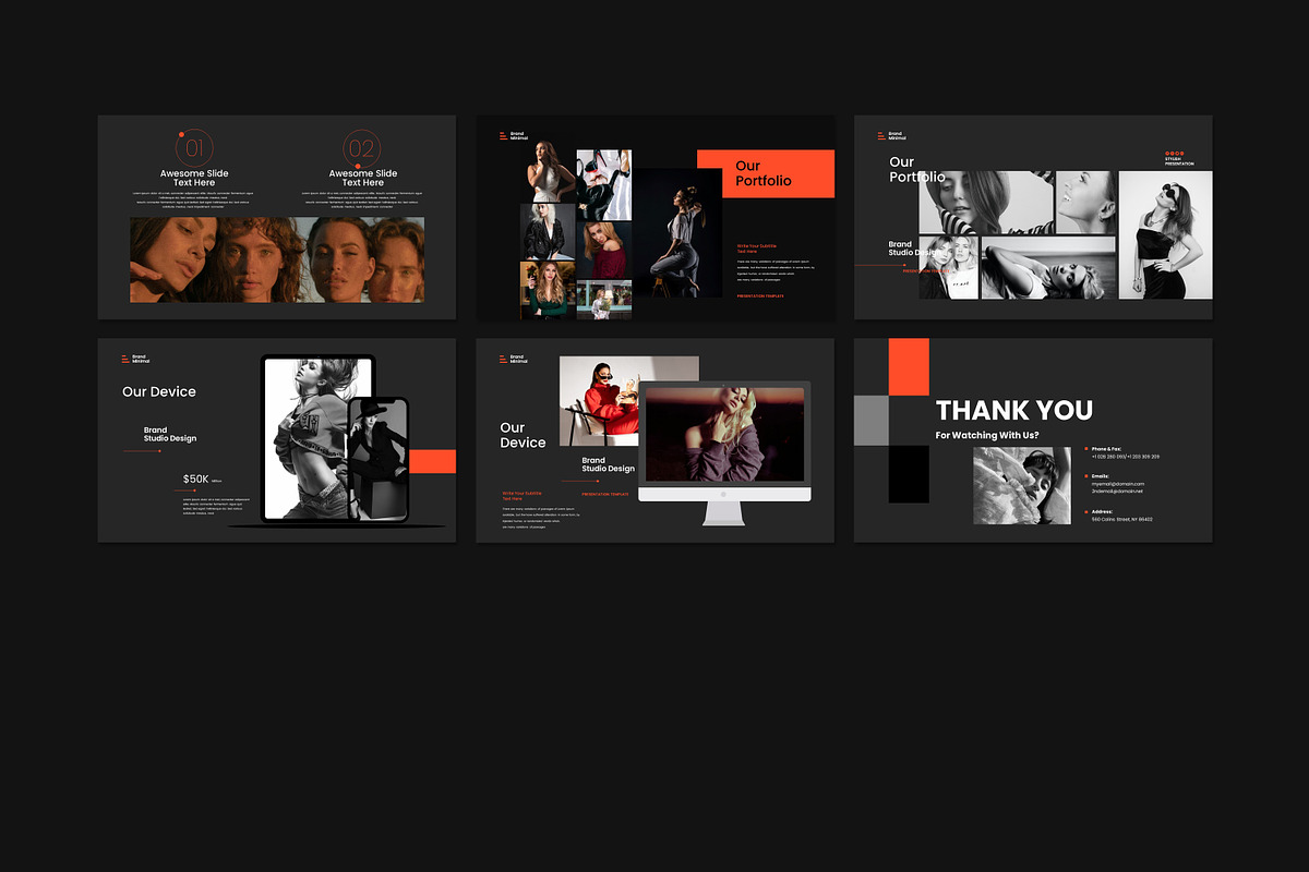 Brand Minimal Presentation Template, a Presentation Template by Creative-Work (Photo 8 of 9)