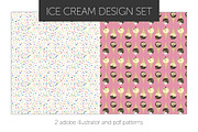 Ice Cream Cone and Dish Designs, an Illustration by Studio Meraki (Thumbnail 6 of 6)