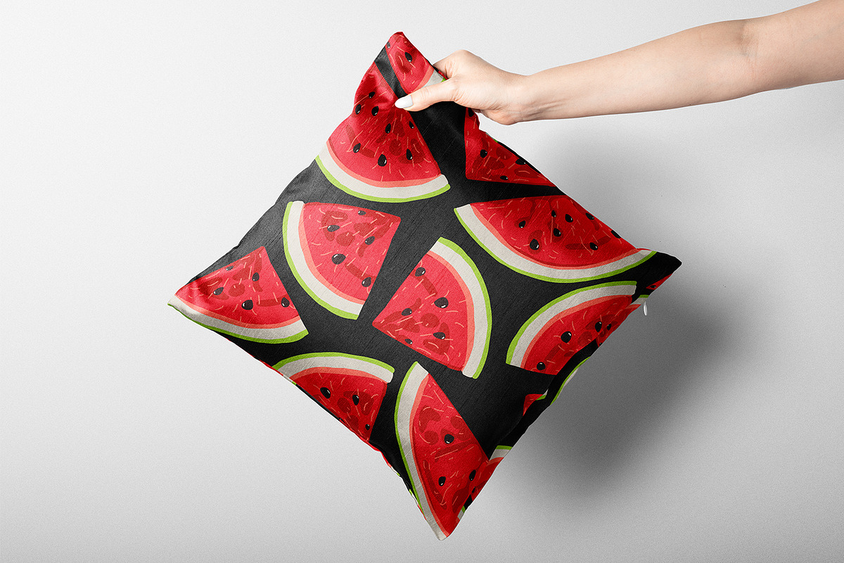 Red Watermelons | Vector Print, a Food Illustration by MalyskaStudio (Photo 4 of 6)