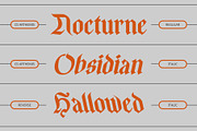 CS Arthemis – Blackletter Font, a Blackletter Font by Craft Supply Co. (Thumbnail 2 of 8)