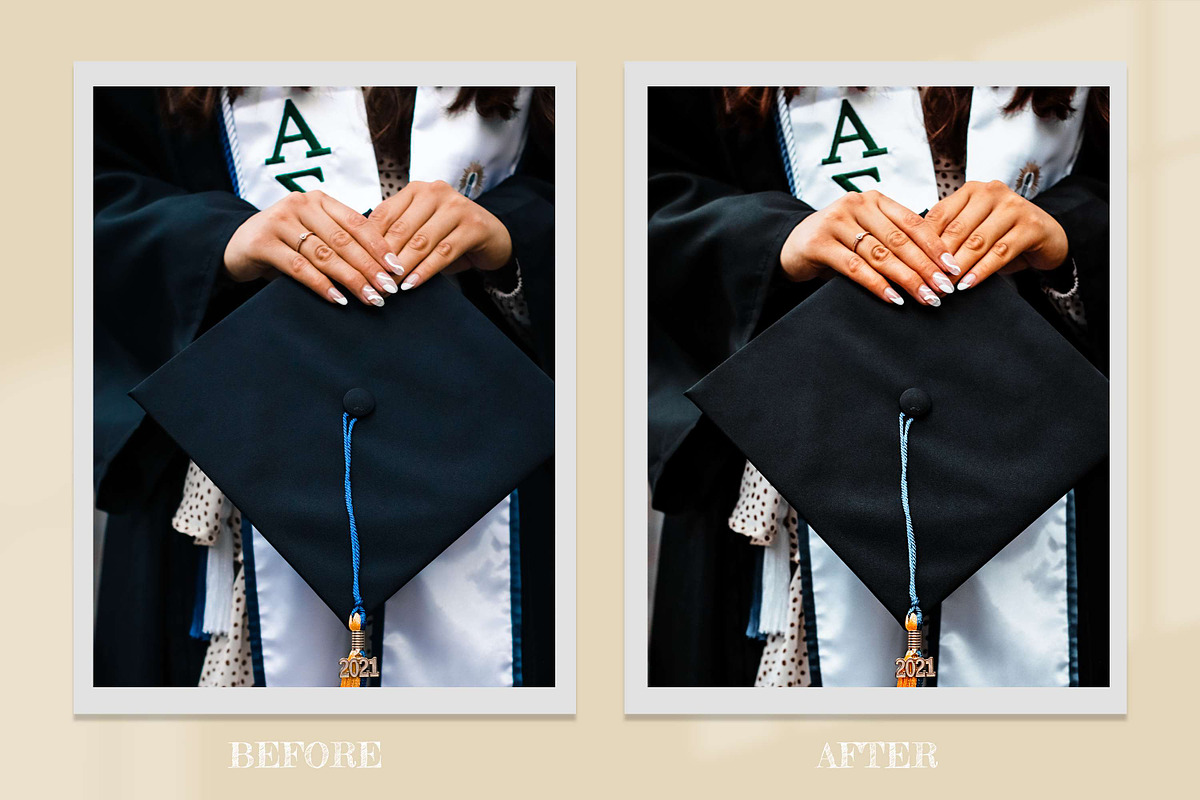 Graduation Lightroom Presets Desktop, a Preset Add-On by 3Motional
