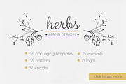 Hand drawn herbal kit, a Healthcare Illustration by Manaraga (Thumbnail 1 of 14)