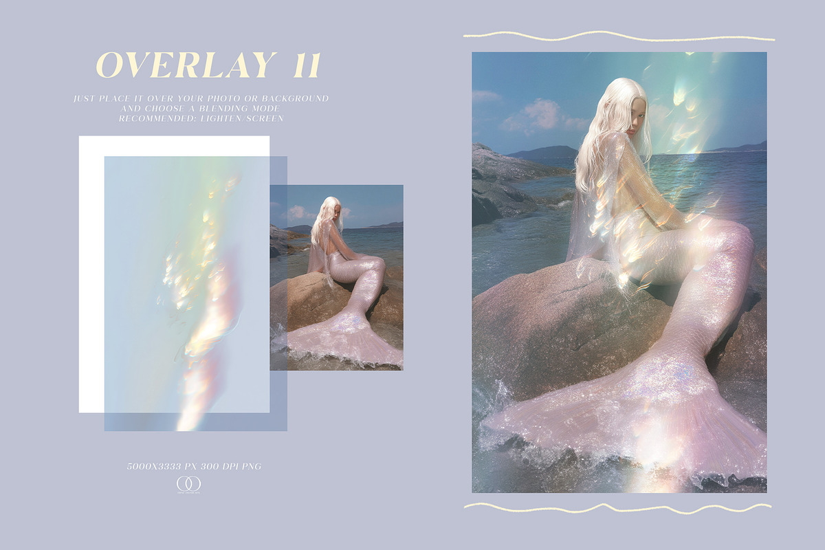 Dreamy Mermaid Shining Overlays, a Texture Graphic by Kaleriia (Photo 12 of 17)
