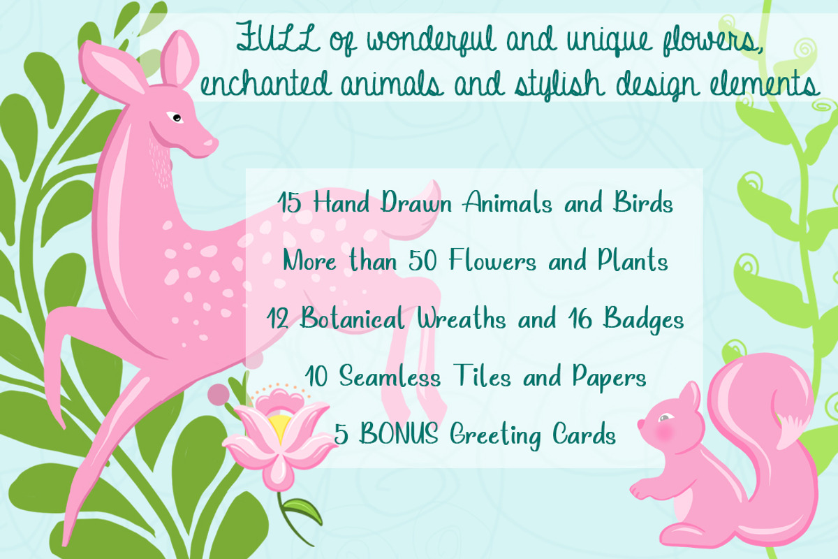 Enchanted Woodlands Designer Kit, an Animal Illustration by Little Bunny Sunshine (Photo 2 of 10)