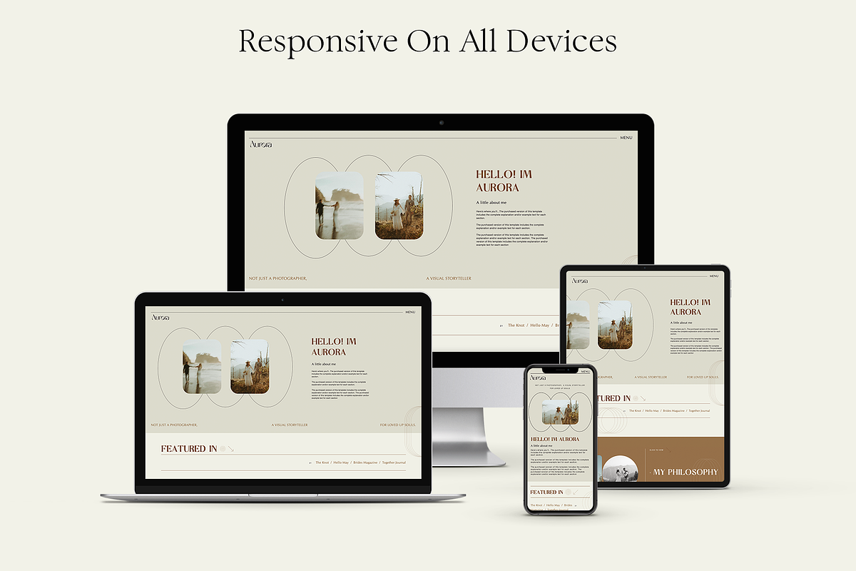 Wanderlust | Showit Website Template, a Websites & App Template by Studio Leelou (Photo 4 of 13)