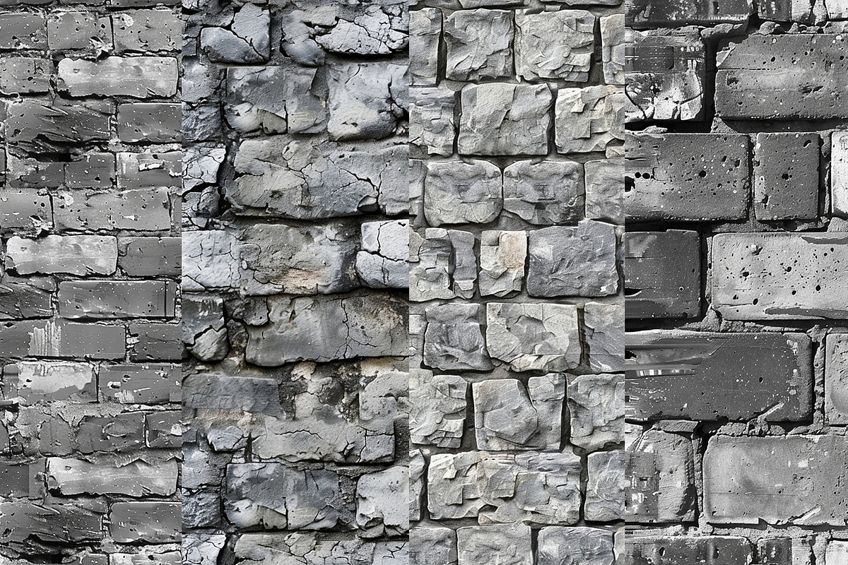 Brick Wall Digital Papers, a Background Graphic by BonaDesigns (Photo 2 of 5)