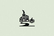 Spooky House Icon, a Seasonal Illustration by Vectorium Studio (Thumbnail 2 of 3)