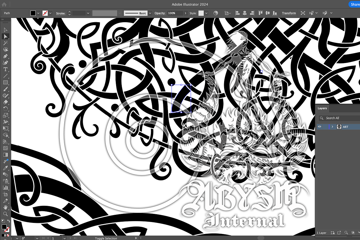Tree of Life, Celtic Knotwork Art, a Decorative Illustration by Abysm Internal (Photo 4 of 4)