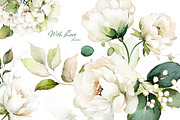 White Roses Wedding watercolor, a Decorative Illustration by Lisima (Thumbnail 12 of 12)