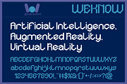 Hybrid Tech font, a Blackletter Font by weknow (Thumbnail 4 of 8)