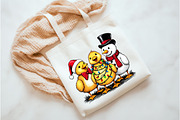 Vintage Christmas Goose Png, an Illustration by Watercolor design (Thumbnail 3 of 3)