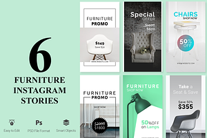 Furniture Instagram Stories, a Social Media Template by UNIK Agency