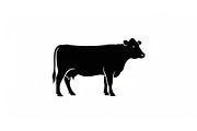 Farm Cow Silhouette Vector Bundle, an Illustration by Designs_River (Thumbnail 39 of 51)