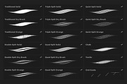 Pointed Scroll Procreate Brush Set, a Brush Add-On by Jake Rainis (Thumbnail 2 of 7)