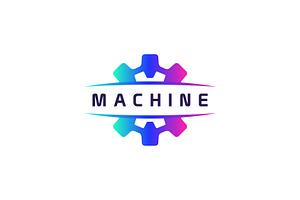Letter M Cog Machine Modern Logo, a Branding & Logo Template by Signatoro