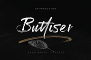 Buttiser Brush Font, a Script Font by Design Dukkan (Thumbnail 1 of 11)