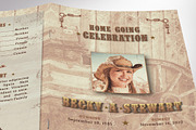 Cow Girl Funeral Program Word, a Brochure Template by Four C Graphic (Thumbnail 5 of 10)